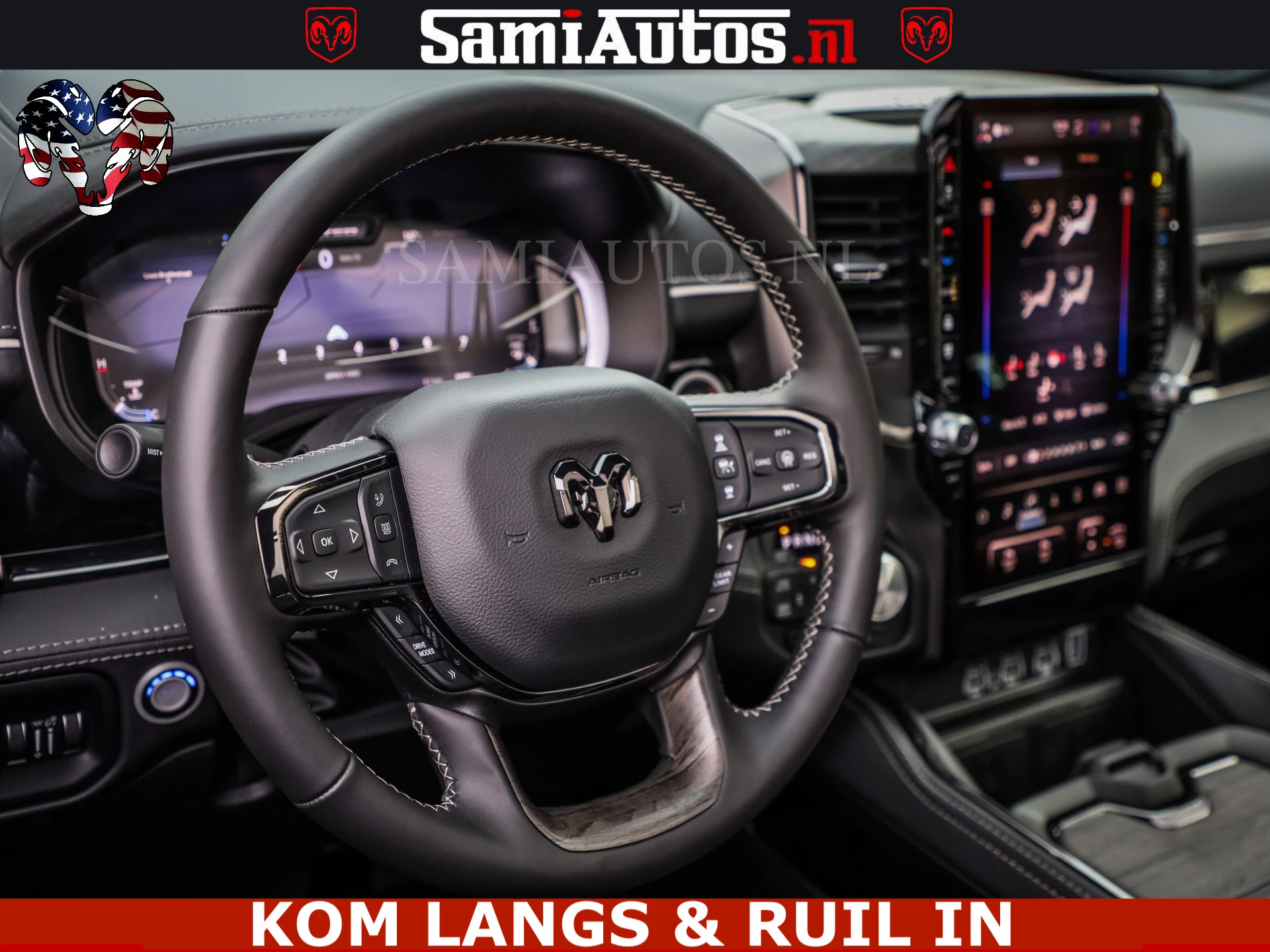 Dodge Ram Pick-Up 2024 - LIMITED SPORT H.O 540HP 706Nm | Massage + Full Option | De Meest Luxe en Volle in zijn Klasse | imagem 51