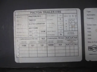 Pacton N/A 2008 - B1-001 NL TRAILER APK 06-2026 image 18