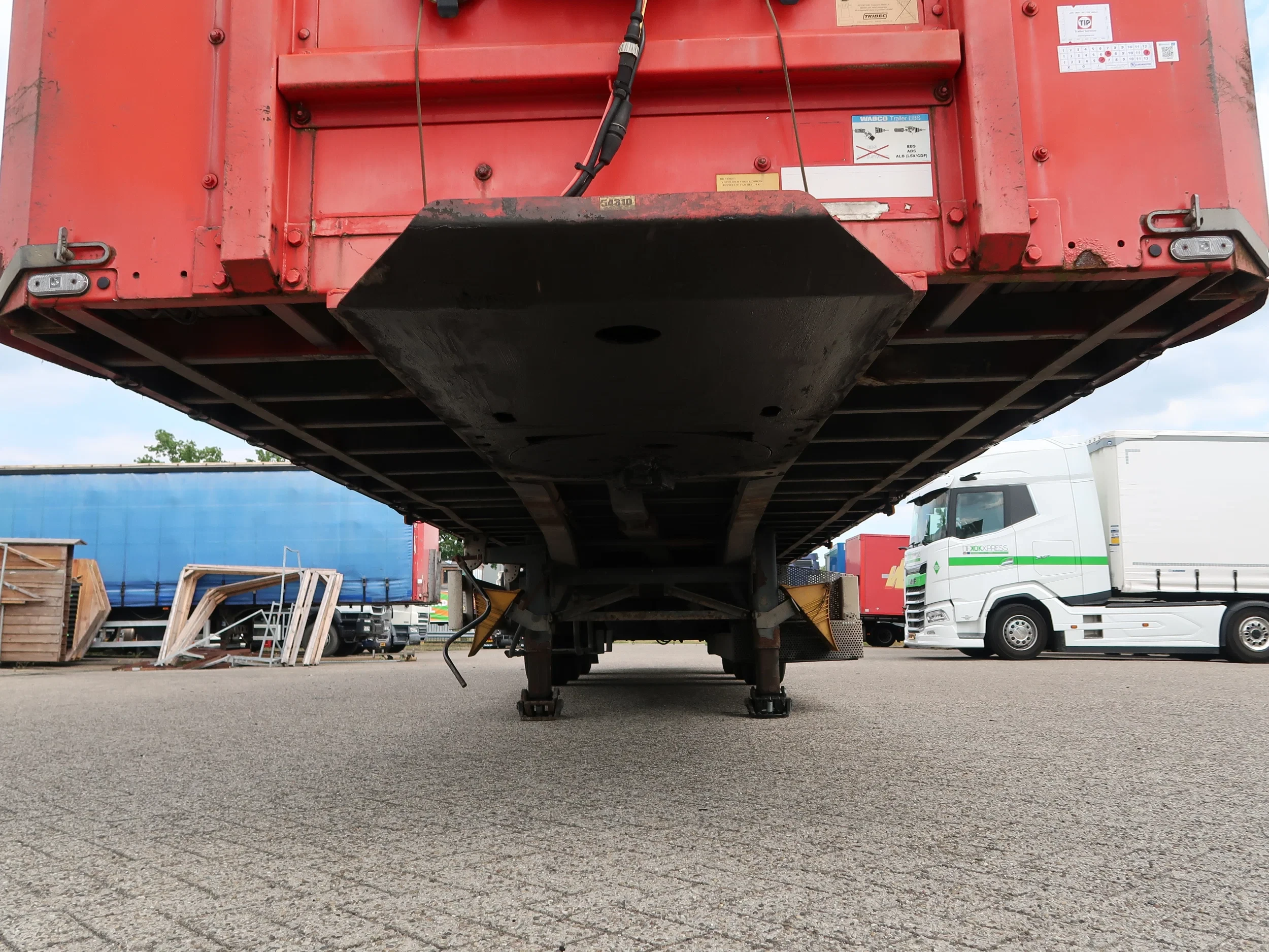 Pacton B3-001 2007 - O4, Lift & Lenkachse BPW, Staplerhalter, 4 Units, TUV, NL Trailer TOP! afbeelding 3