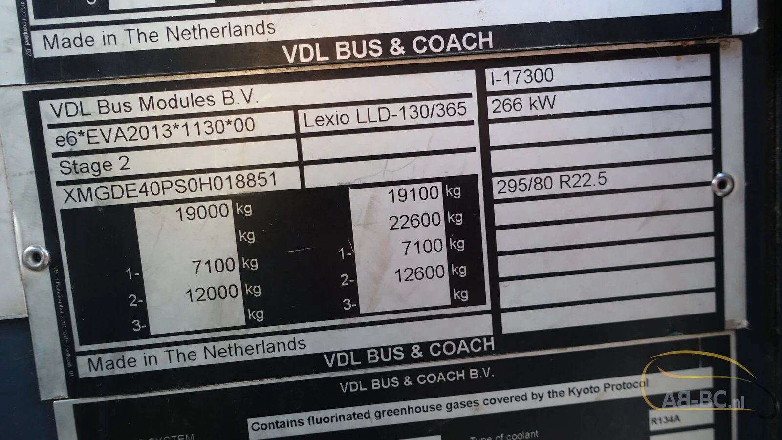 VDL Lexio - 61 Seats EURO 5 Original mileage 2013 afbeelding 40