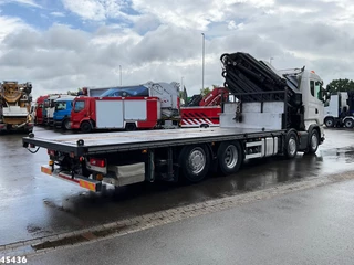 Scania R 2017 - R490 8x2 Euro 6 Retarder HMF 85 Tonmeter laadkraan + Fly-jib afbeelding 7