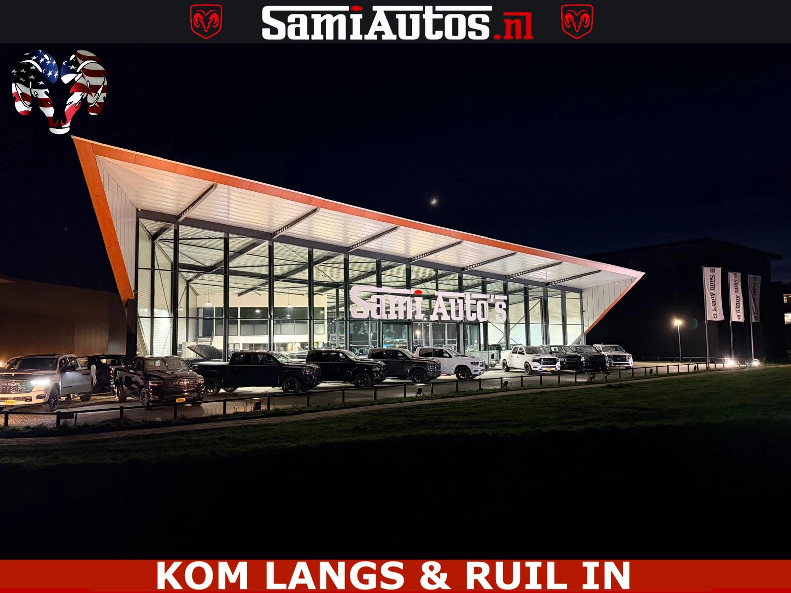 Dodge Ram Pick-Up 2024 - HULK Pack | Limited Night H.O 540HP 706Nm | Massage + Full Option | De Meest Luxe en Volle in zijn Klasse | Hulk Pack is meer prijs | Bild 9