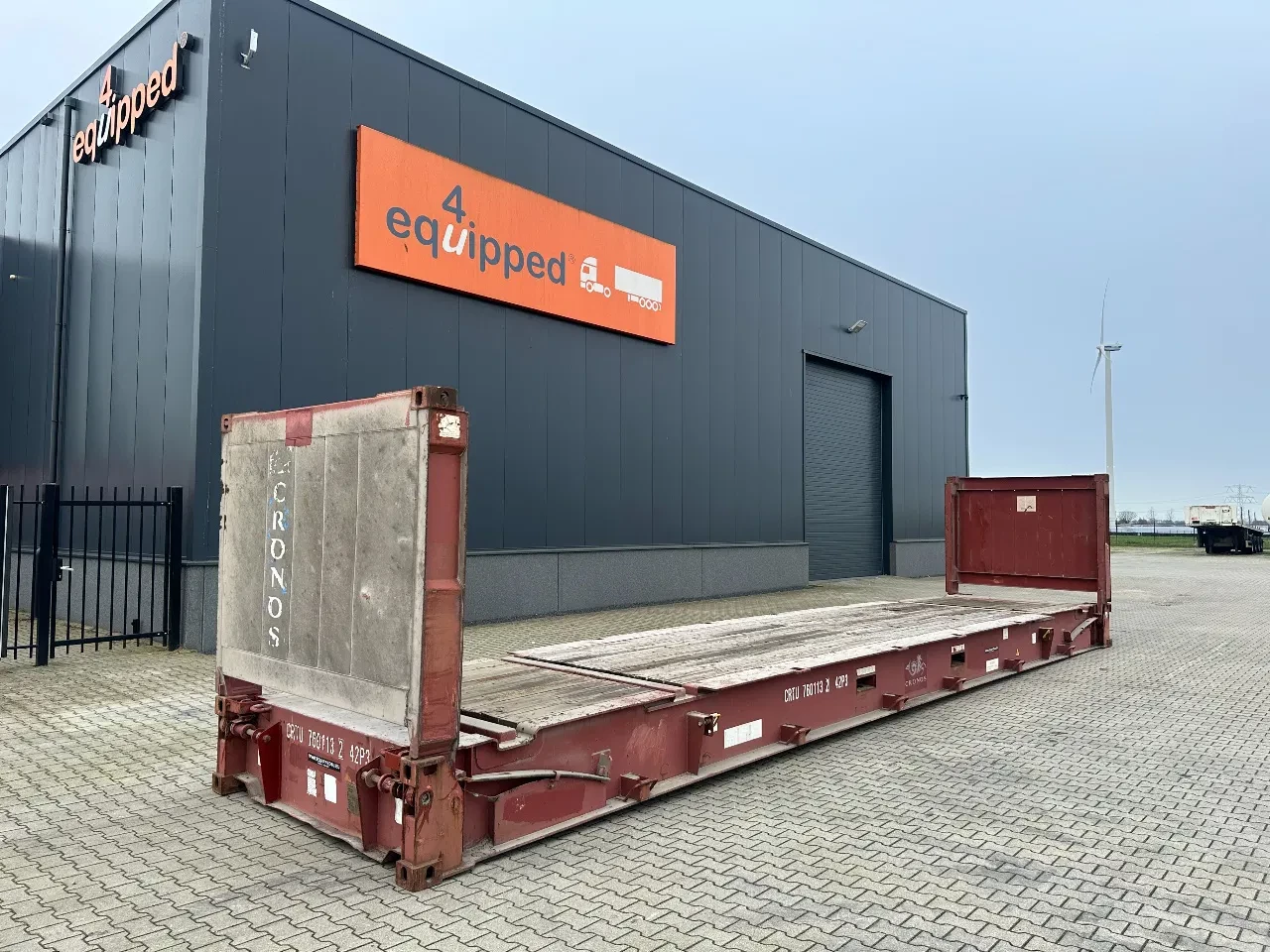 CIMC 2007 - 40FT FLATRACK FLUSH FOLDING / CSC-test: 12/2027 / 10x available afbeelding 1