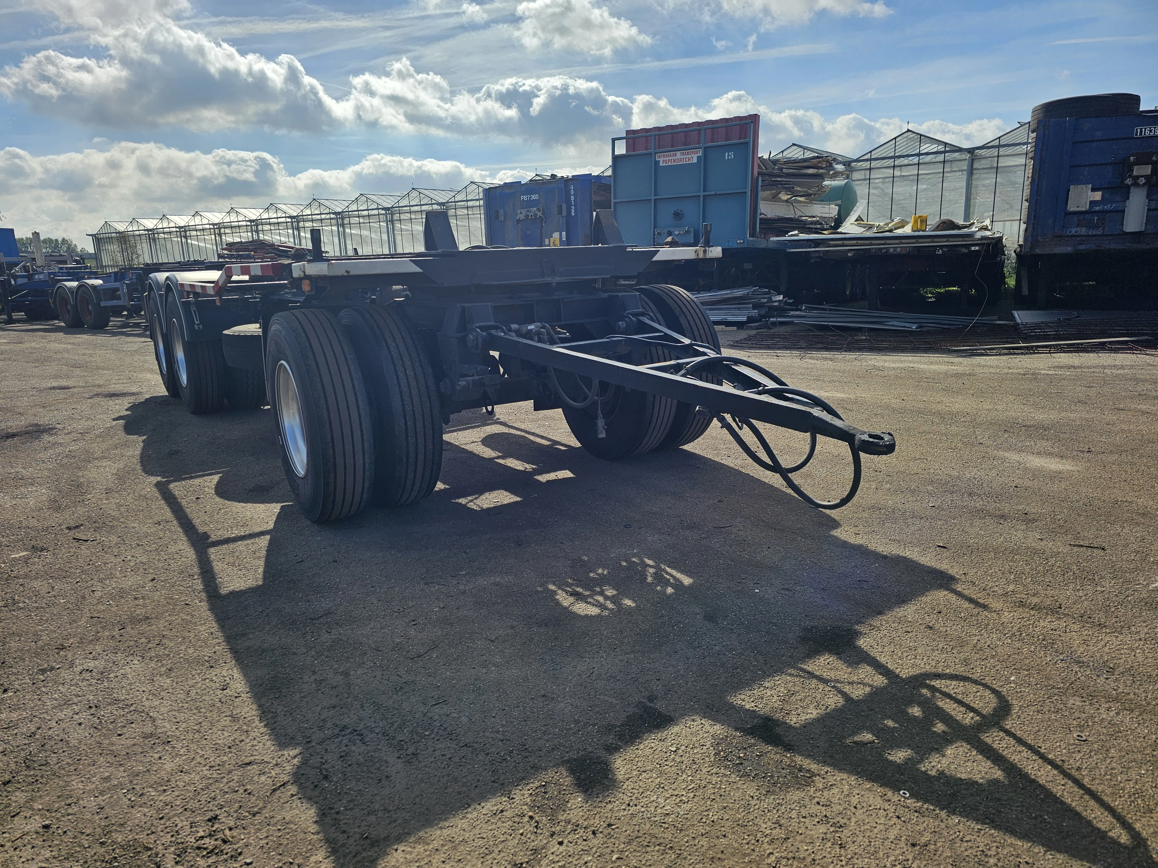 Floor FLA-10-183/ZEECONTAINER AANHANGWAGEN / BPW 150 MM / DRUM BRAKES. 2026 afbeelding 1