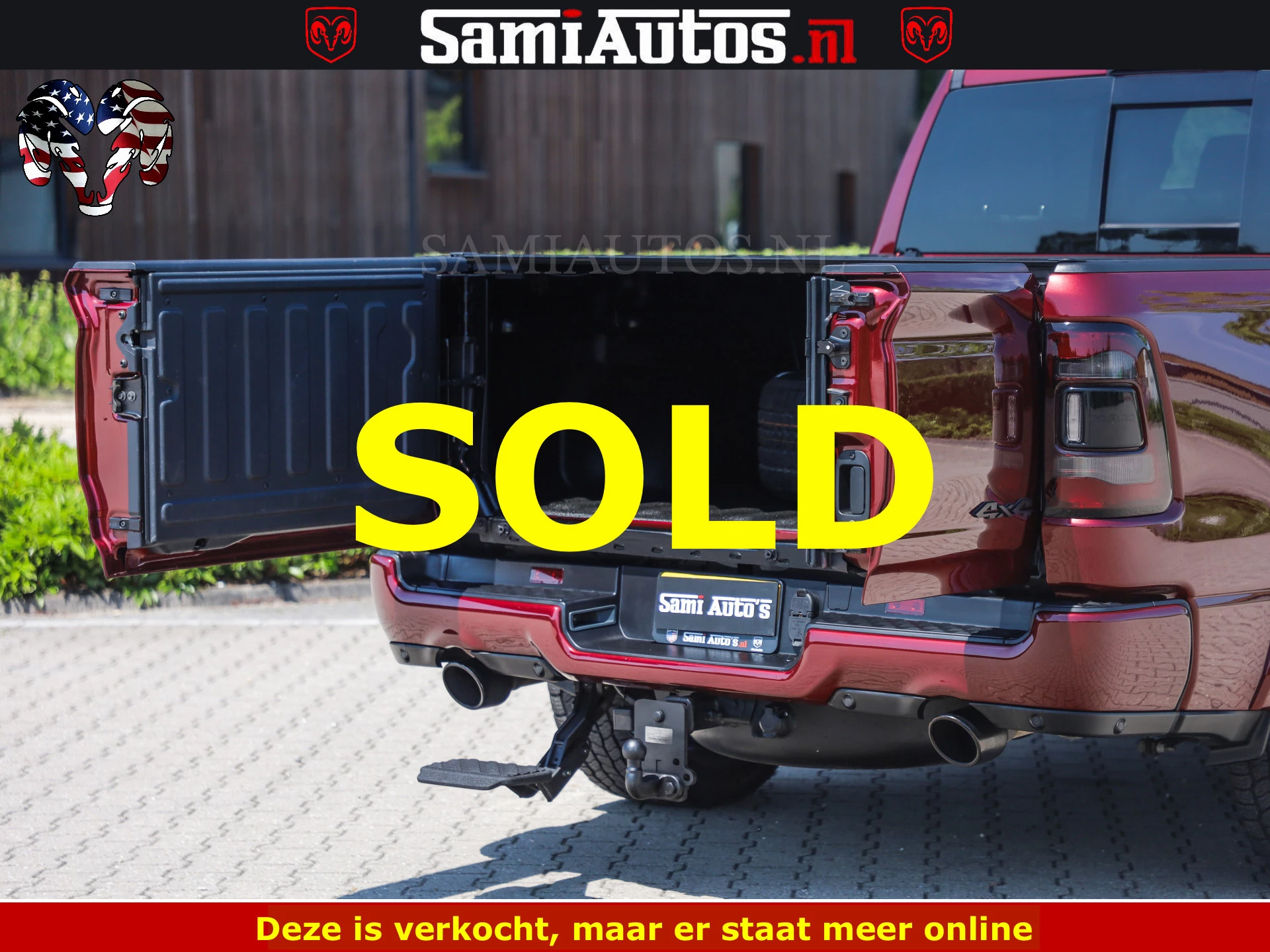 Dodge Ram Pick-Up 2024 - DELMONICO | LIMITED NIGHT 5.7 V8 | BOM VOL | HUD | LUCHTVERING | MEEST LUXE DUBBELE CABINE | 5 PERSOONS | obrázek 49