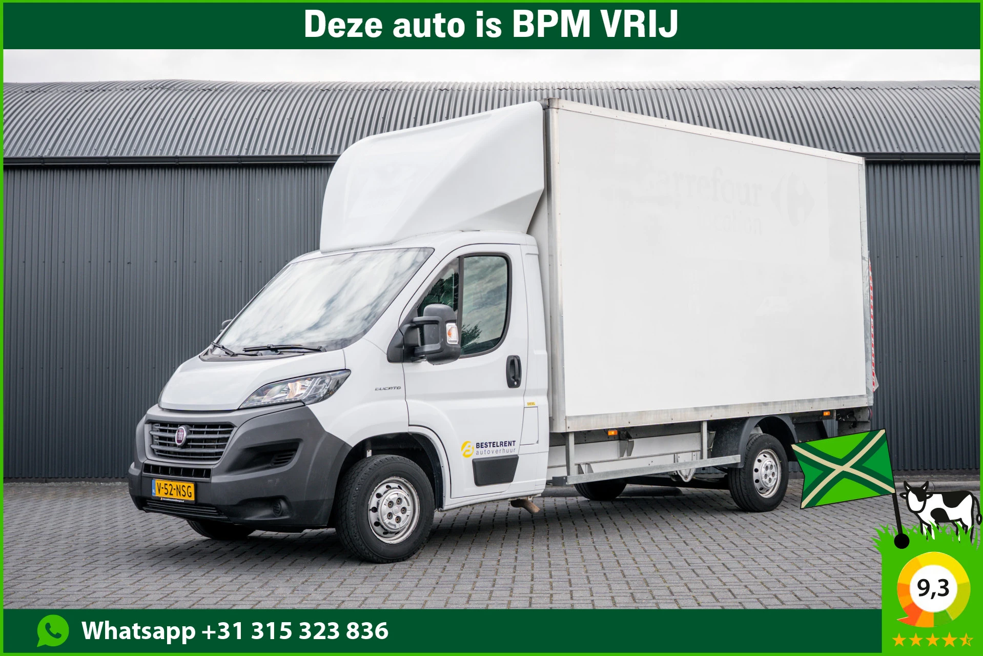 Fiat Ducato 2020 - 2,3 140PK | Bakwagen met laadklep | 3-Zits | LED | Cruise | Airco image 1