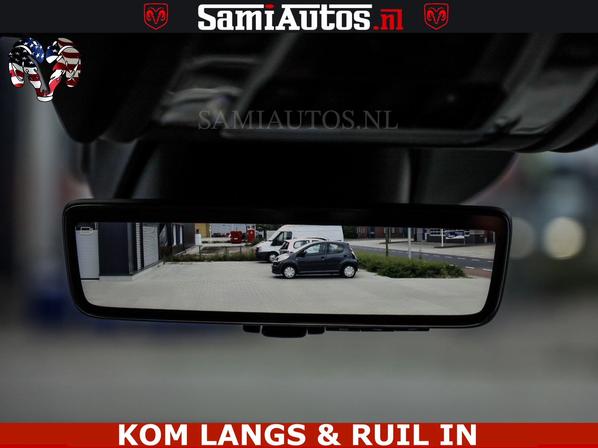 Dodge Ram Pick-Up 2021 - LIMITED | TRAINHORN | | HUD | UITLAATKLEP | LUCHTVERING | STRIPING | PANODAK | BOM VOL | BLAUW VOORRUIT | afbeelding 12