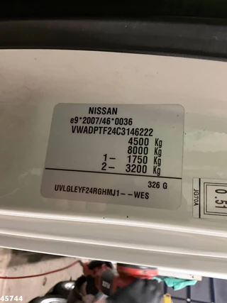 Nissan Cabstar 2012 - 45.14 kipper 7 zitplaatsen Manual Just 101.549 km! afbeelding 18