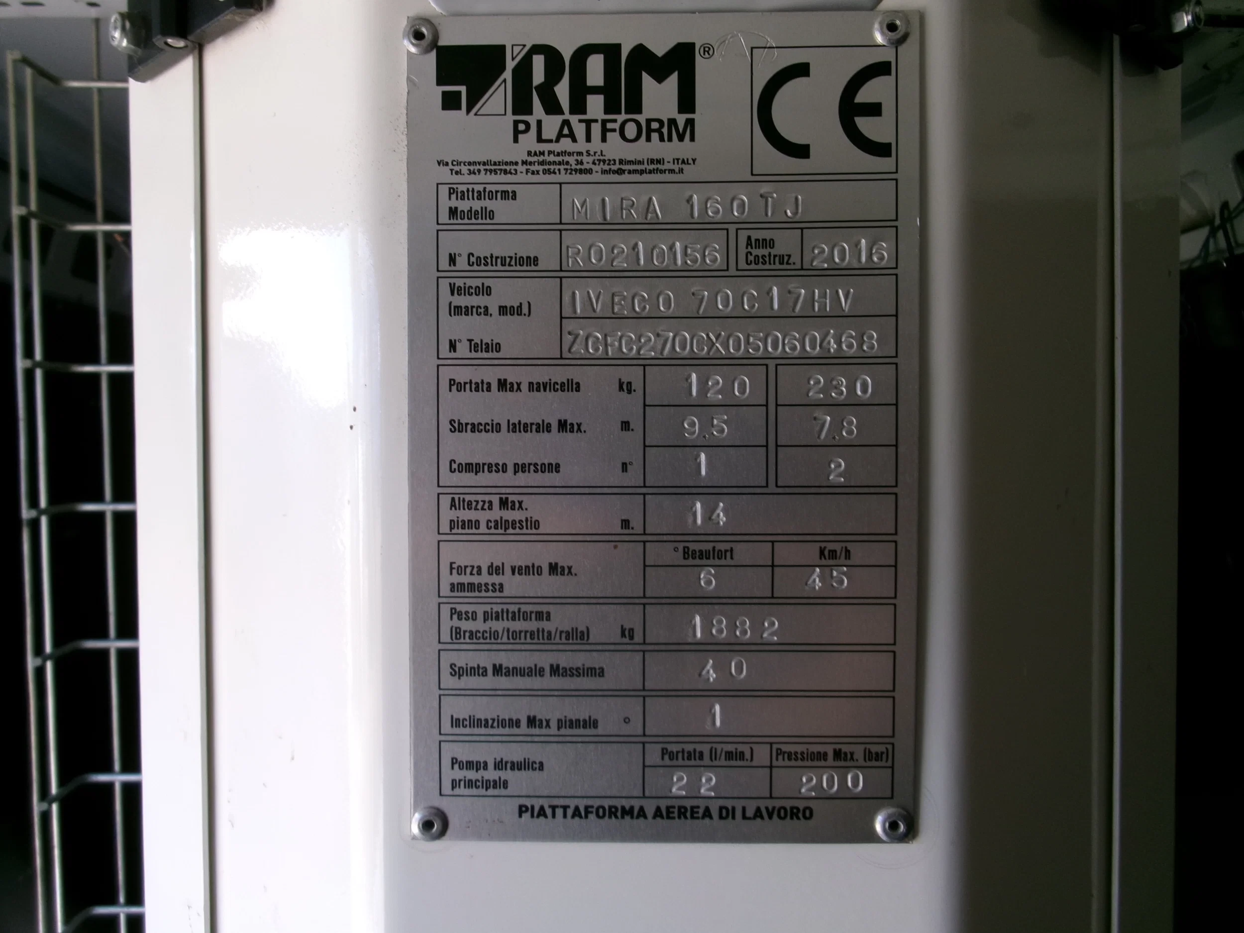 Iveco Daily 2016 - 70 C17 + RAM APK 03-2027 afbeelding 22