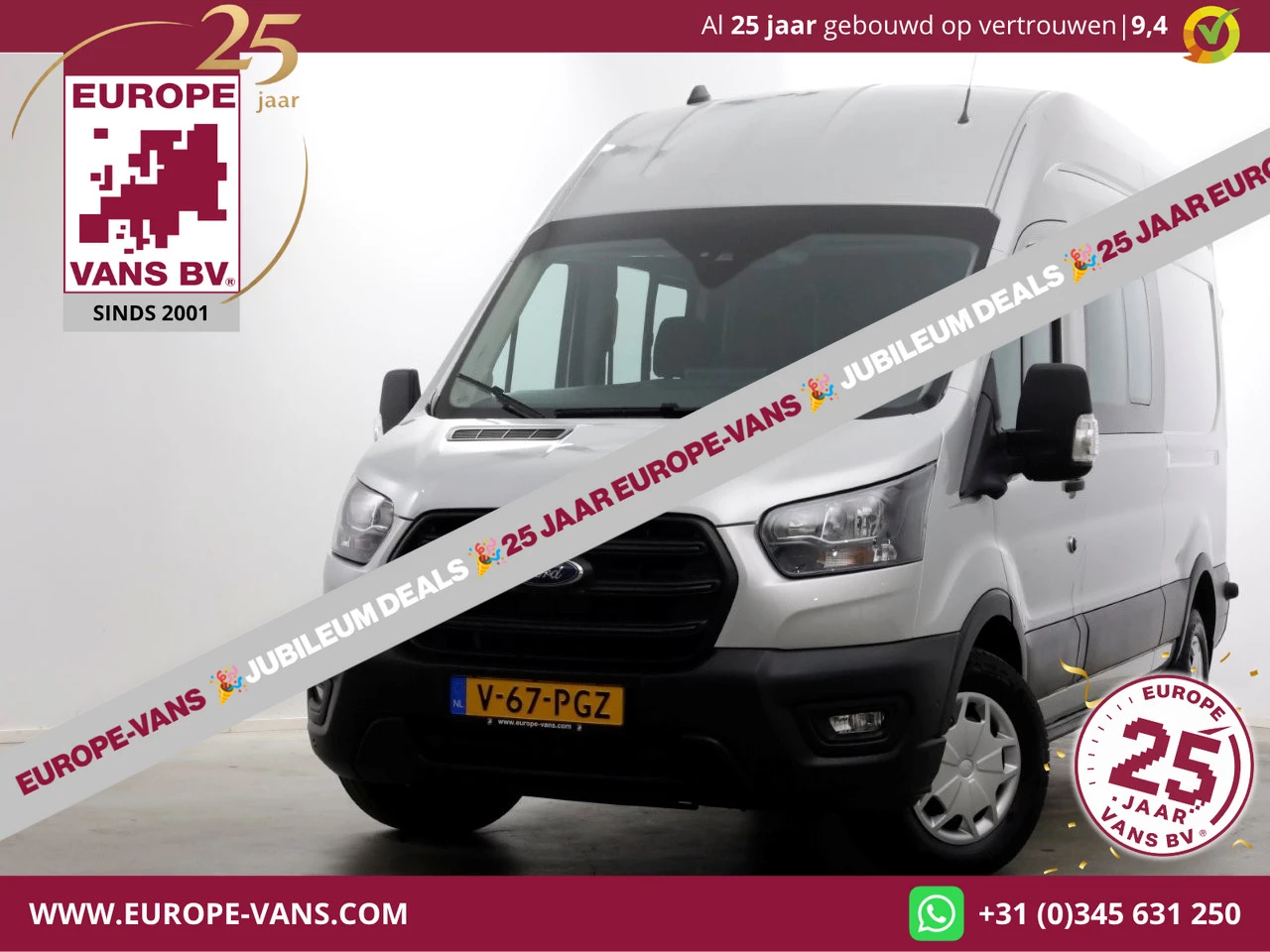 Ford Transit 2024 - 330 2.0 TDCI 130pk L3H3 D.C. Trend ACC/Airco/Navi/Camera 05-2024 zdjęcie 1