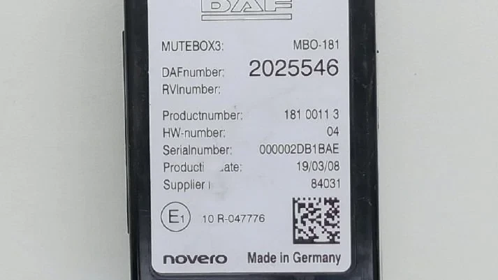 DAF - Electrical System Mute box3 DAF Bild 2