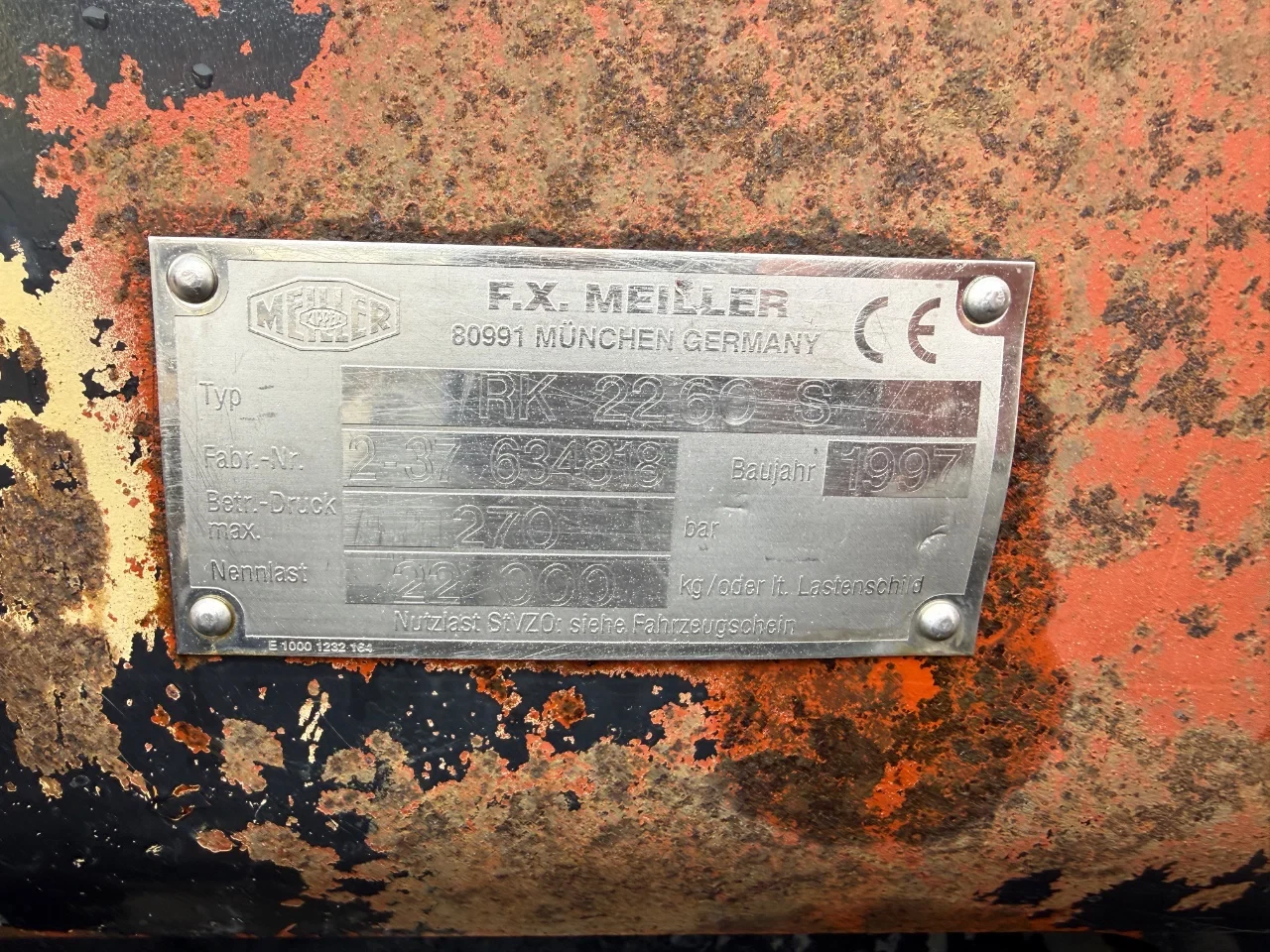 MAN 1997 - 35.403 8x4 Jonsered 890 + Meiler RK 22.60 S Bild 10