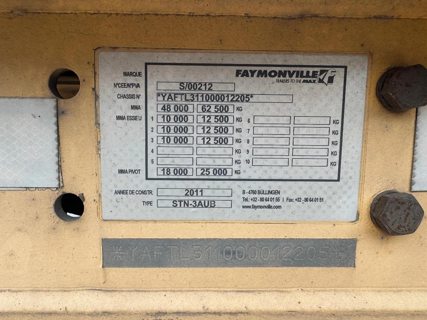 Faymonville STN-3AUB 2026 afbeelding 28