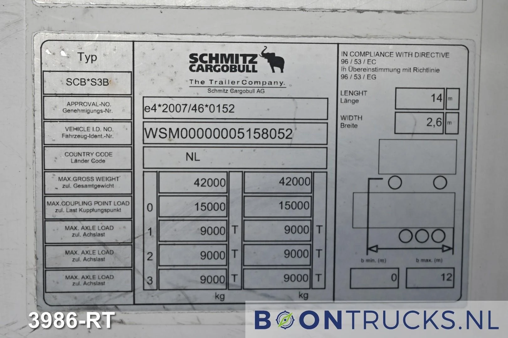 Schmitz Cargobull SCB*S3B 2016 zdjęcie 33