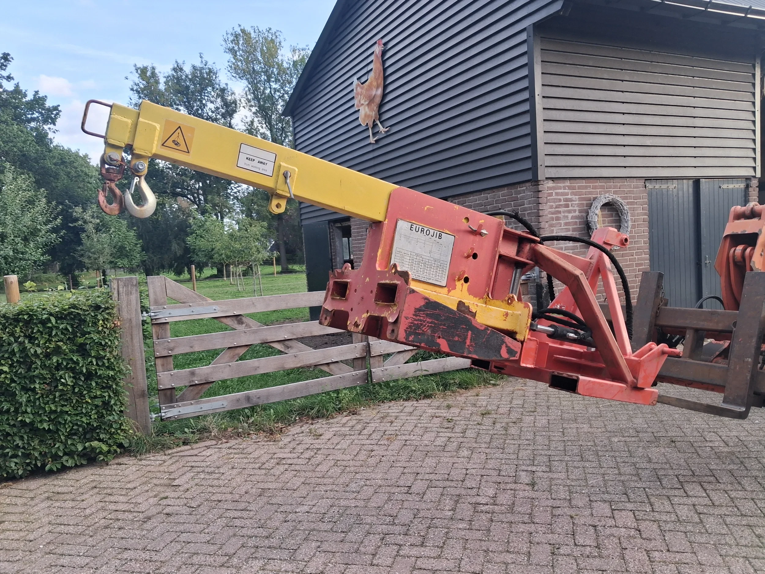 Agria Hijs jib trekker shovel - Hydro zwenken afbeelding 1