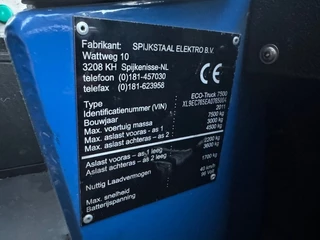 SPIJKSTAAL N/A 2011 - ECO-TRUCK 7500 immagine 16