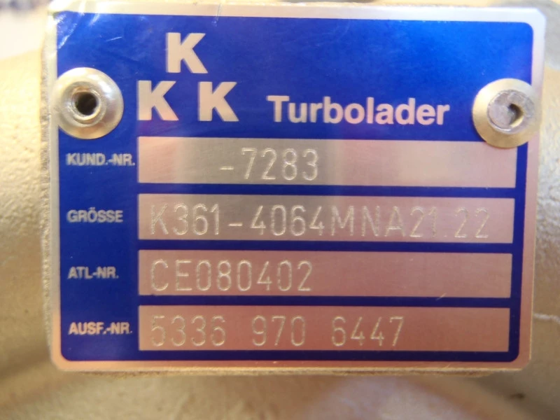 MAN - 53.36970-6447 TURBO KKK 12 L 360 HP immagine 3