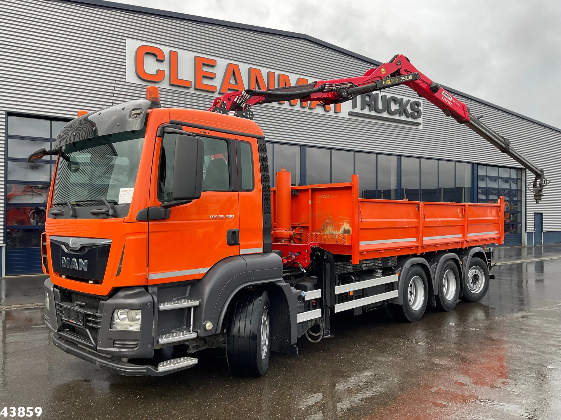 MAN TGS 2015 - 35.400 8x4 Euro 6 Palfinger 17 Tonmeter Z-kraan afbeelding 2