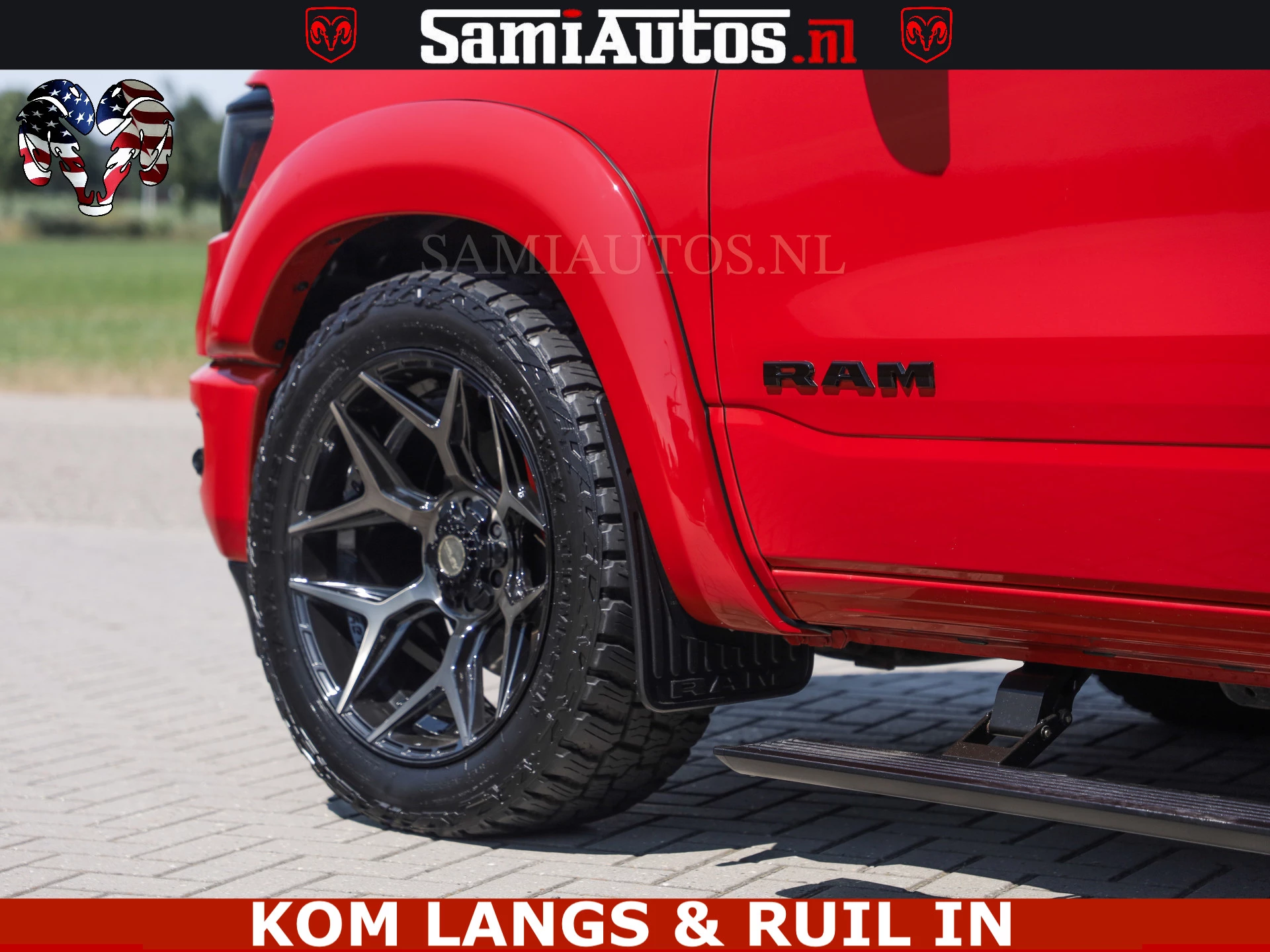 Dodge Ram Pick-Up 2024 - GT TRX PACK | 5.7 V8 HEMI | FLAME RED | HULK PACK | LUCHTVERING | MEGA DIK | DC | afbeelding 8