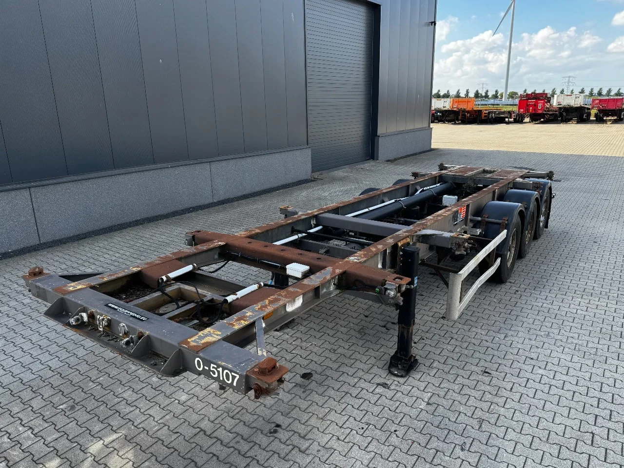 DESOT 1994 - 20FT/30FT ADR-Chassis, Liftachse, Heckbundig, 2x vorhanden afbeelding 2