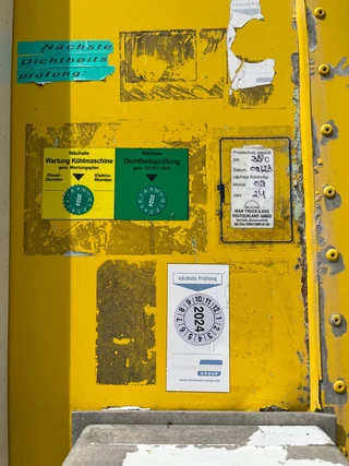 Schmitz Cargobull N/A 2004 - 4x WKO Lafette mit Tiefkühlkoffer-Wechselbrücke image 12