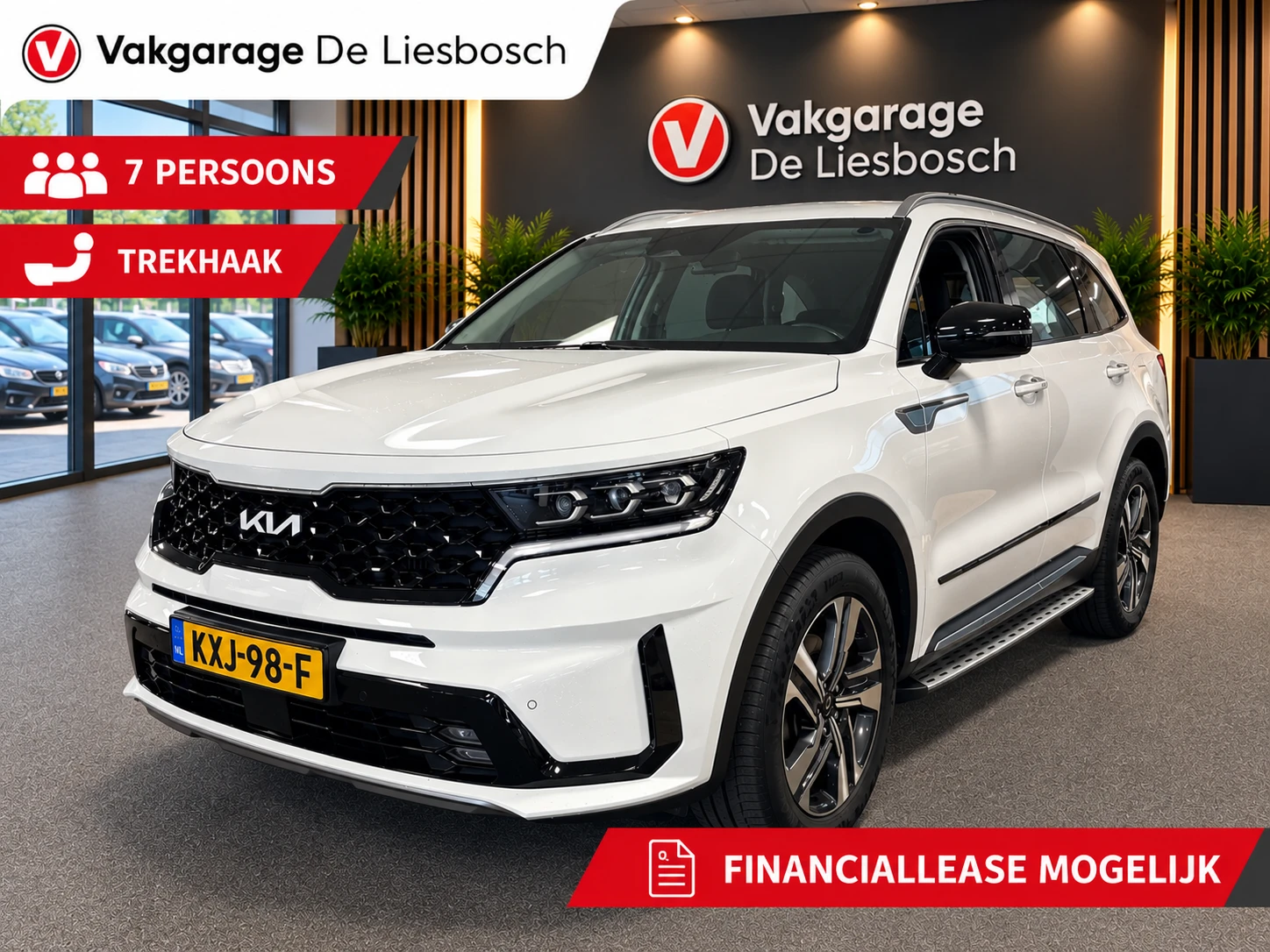 Kia Sorento 2022 - 1.6 T-GDI Plug-in Hybrid 4WD DynamicLine 7persoons / stoelverwarming / camera / trekhaak afbeelding 1