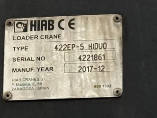 Volvo FM 460 2018 - FM 460 6X2 HIAB 422-6 2AS AANHANGER bild 32