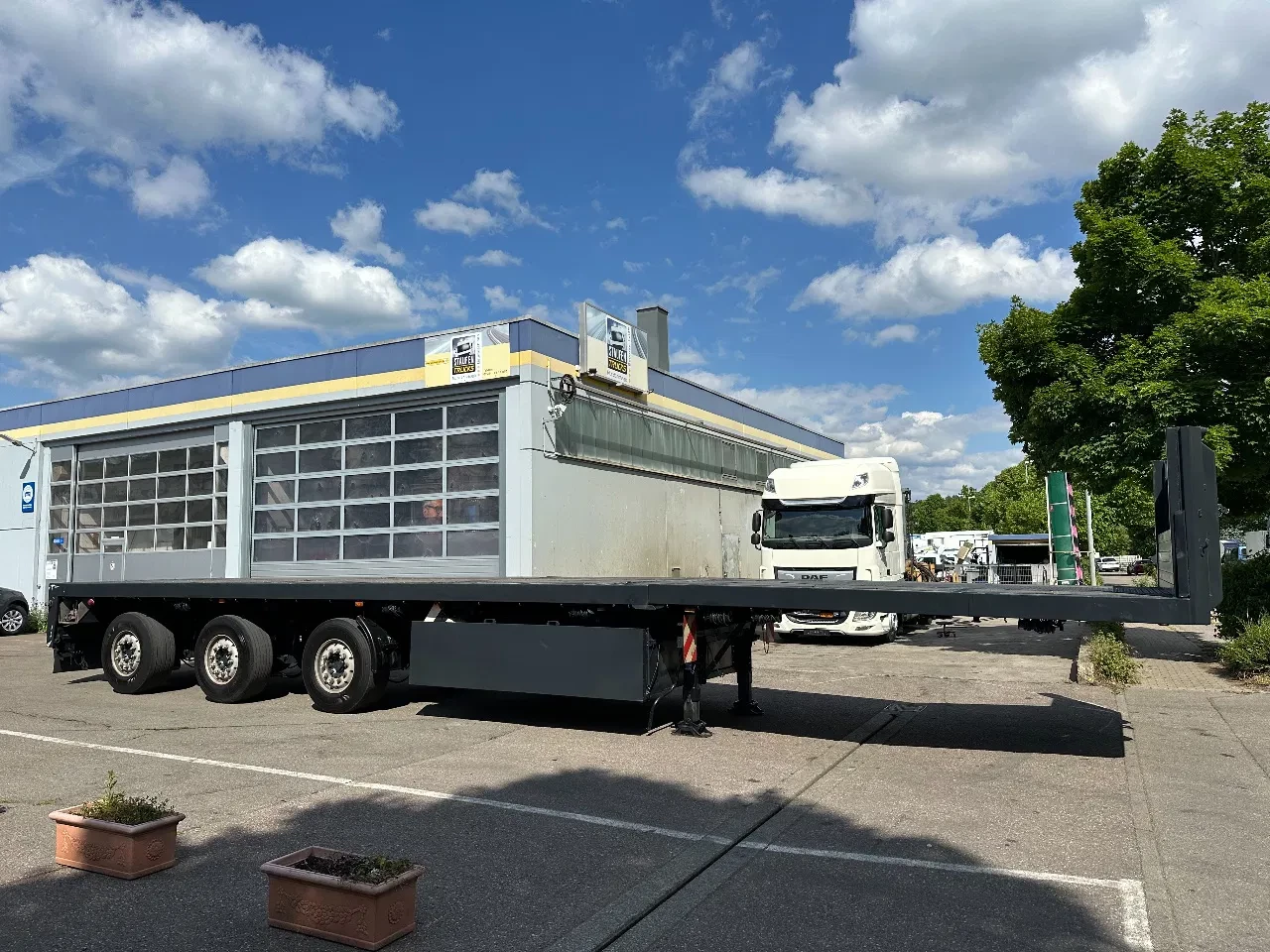 Schmidt 2008 - SP/42 *3-Achs Plateau Auflieger *3 Lenkachsen afbeelding 7