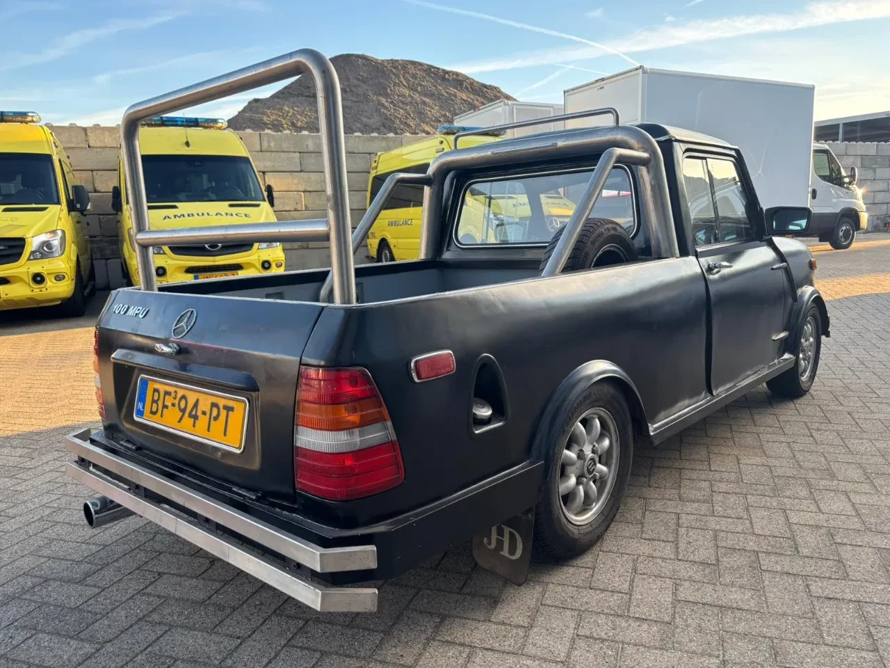 MINI 1000 1982 - VAN Pick Up ( Look a like Mercedes ) Benzine MARGE afbeelding 5