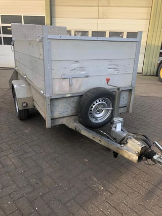 HAESAERTS N/A 1985 - Enkel as Machinetransport met Oprijklep, 00-WPG-8 изображение 1