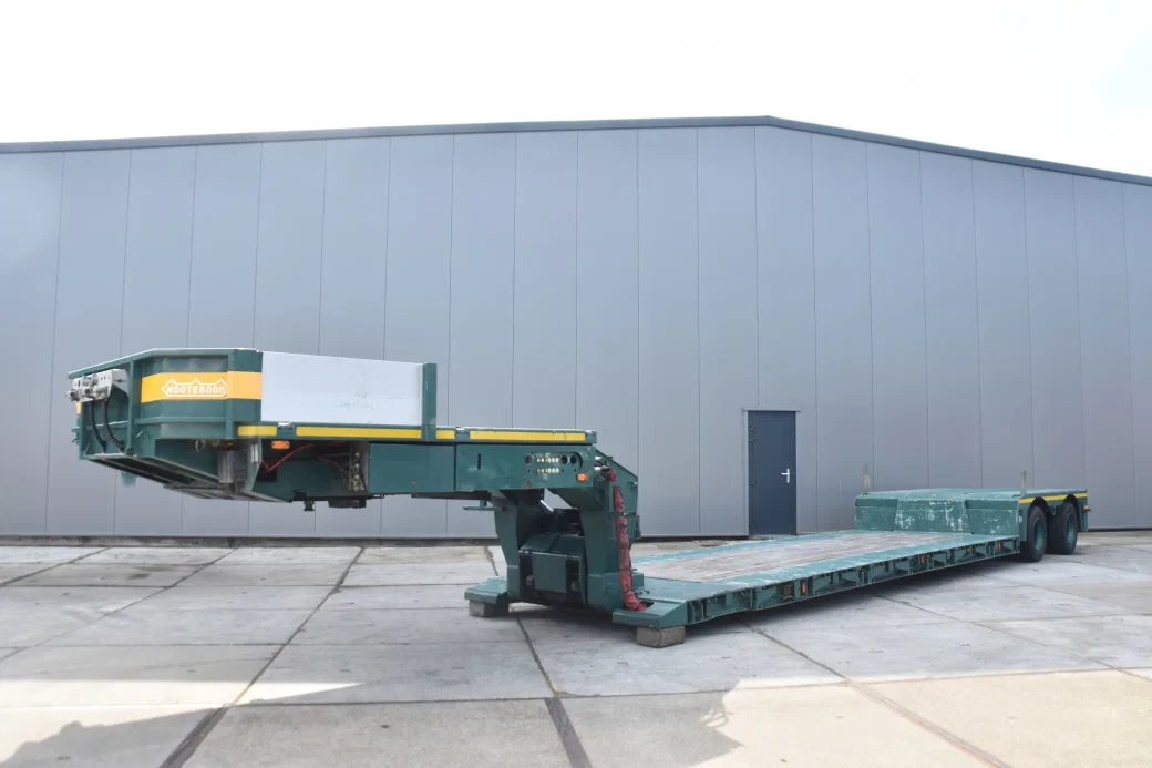 Nooteboom 2007 - EURO-38-02 - LOW LOADER - 3.27m EXTENDABLE - BPW AXLES - DRUM BRAKES - REMOVABLE FRONT - TOP CONDITION - image 1