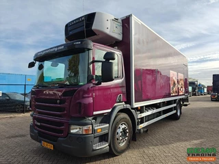 Scania P230 4x2 Dagcab Euro5 - Koel-VriesBak 7.55m + Carrier Supra 950MT + Laadklep 2000kg