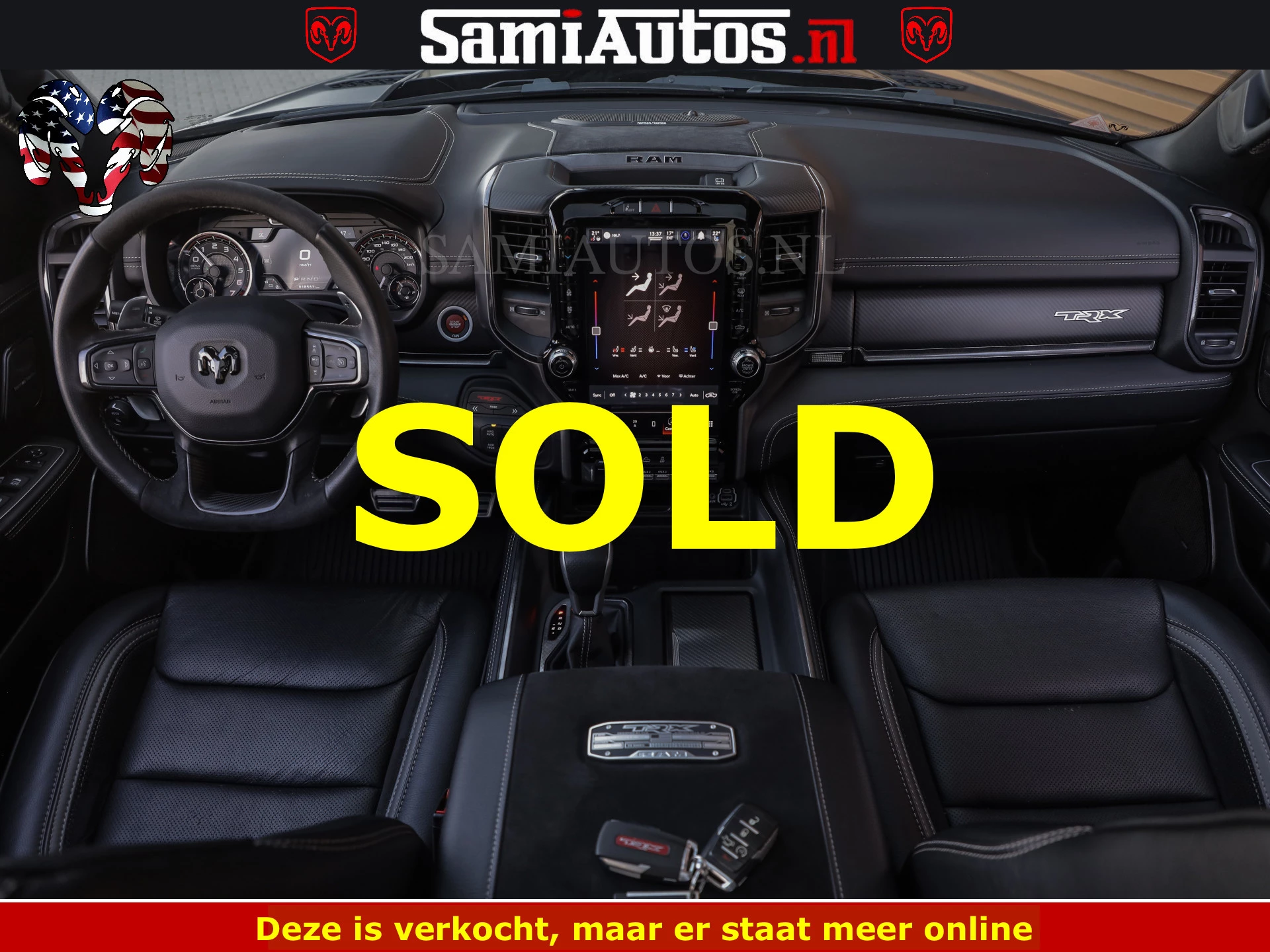 Dodge Ram Pick-Up 2023 - TRX BLACK OPS HELLCAT | 6.2 V8 712PK SUPERCHARGER | FULLY LOADED | CARBON | BLACK ON BLACK | obrázek 9