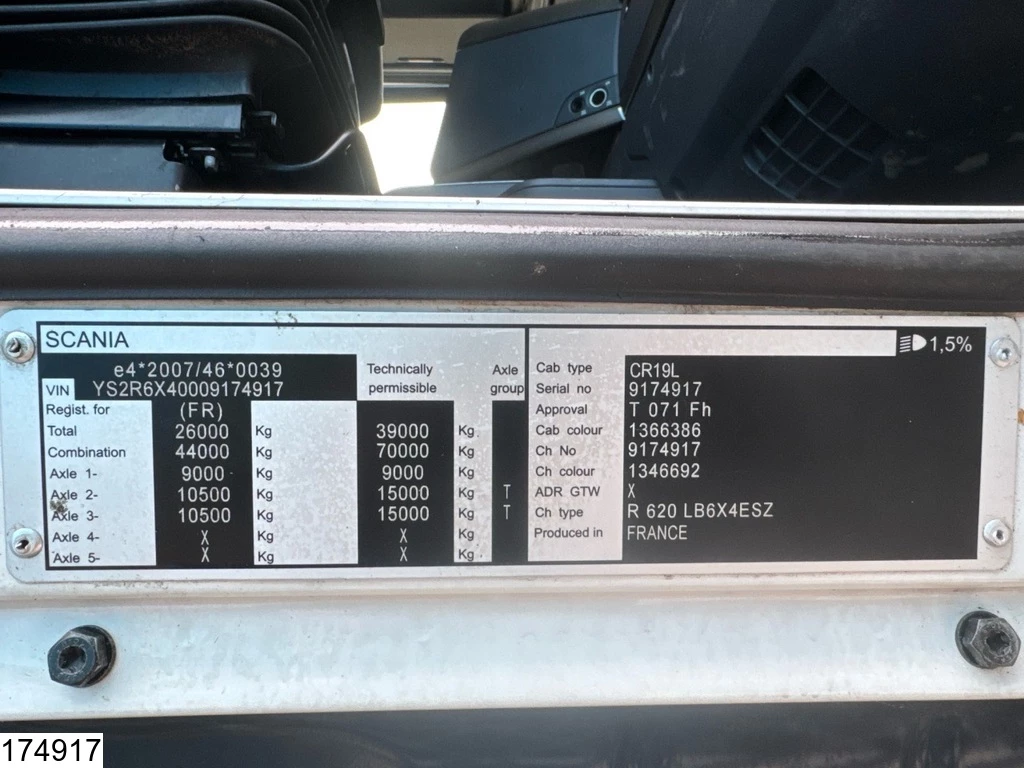Scania R 2013 - 620 6x4, EURO 5, Palfinger, Retarder, Manual obrázek 7