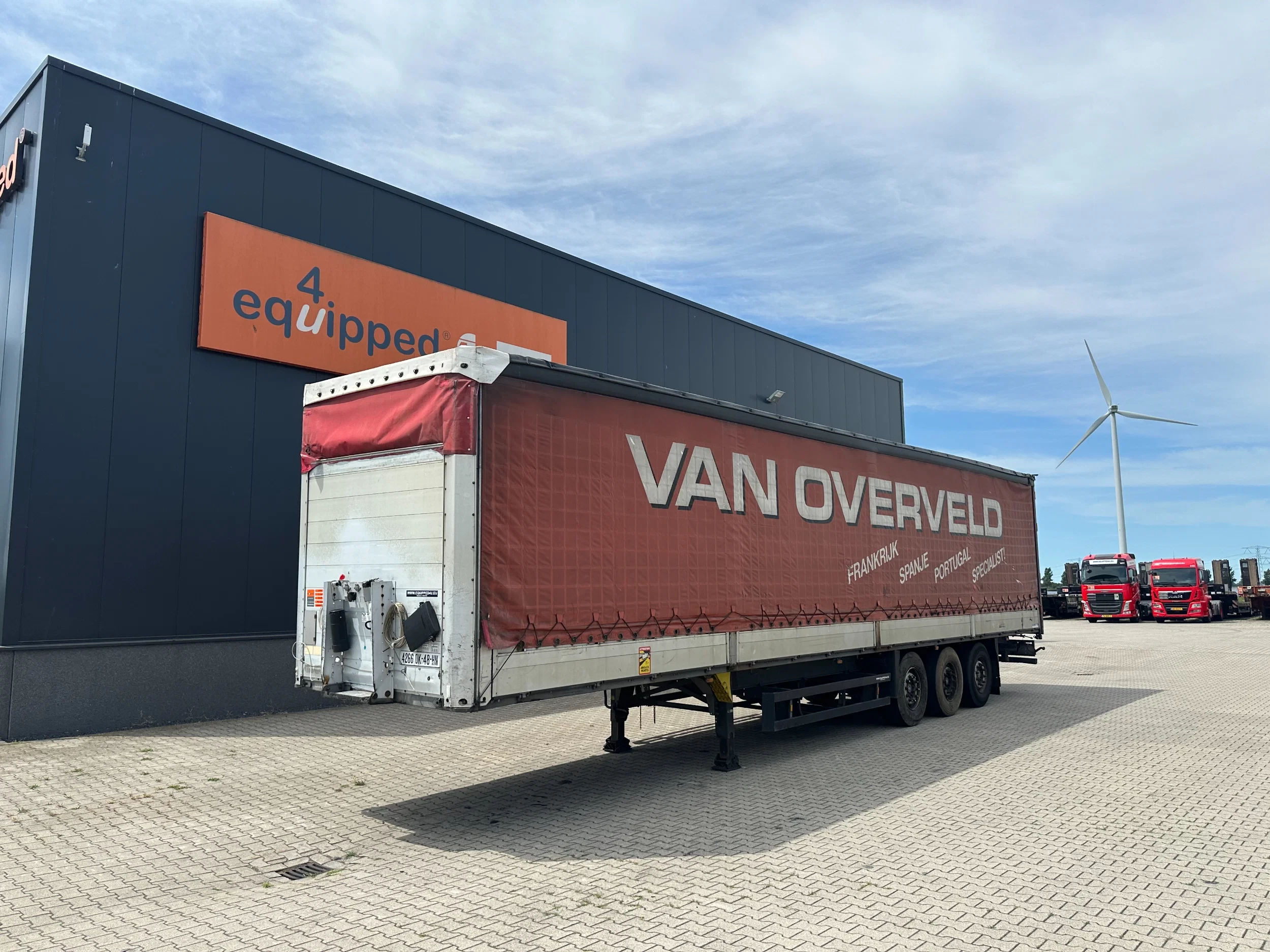 Schmitz Cargobull 2008 - Bordwände / SAF + Scheibebremsen / 2x Liftachse / galvanisiert / Innenhöhe: 2.80m / NL-Auflieger, 2x vorhanden afbeelding 1
