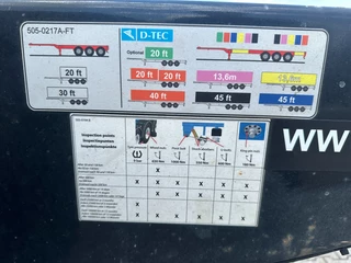 D-TEC N/A 2014 - FLEXITRAILER / 45FT HC MULTI / BPW + drumbrakes / liftaxle / NL / APK 09-2026 obrazek 22