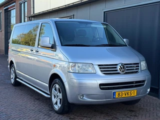 Volkswagen Transporter 2007 - 2.5 TDI L2 DC 131pk Airco Young Timer 1e eigenaar Lmv Sidebars te koop