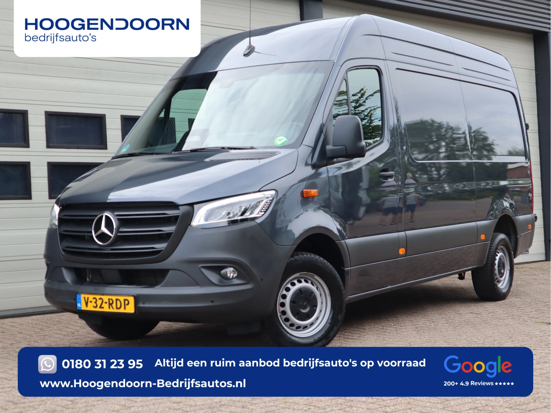 Mercedes-Benz Sprinter 2024 - 317 CDI Euro 6 Automaat RWD - L2H2 - MBUX - Camera - LED - Cruise afbeelding 1