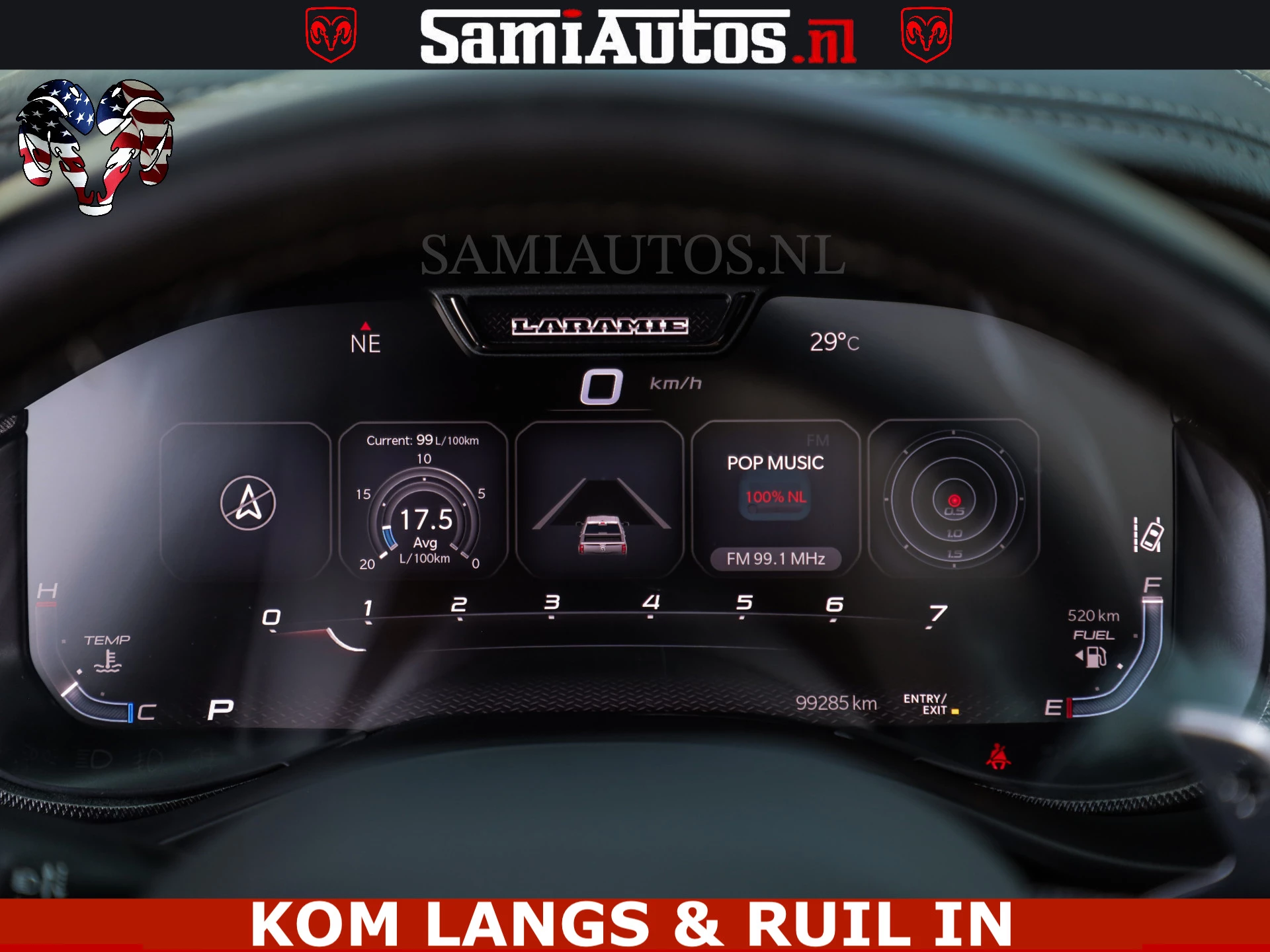 Dodge Ram Pick-Up 2024 - GT TRX PACK | 5.7 V8 HEMI | FLAME RED | HULK PACK | LUCHTVERING | MEGA DIK | DC | afbeelding 61