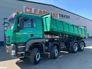 MAN TGS 2008 - 35.480 8x8 Manual Full Steel Meiller 14m³ Kipper te koop