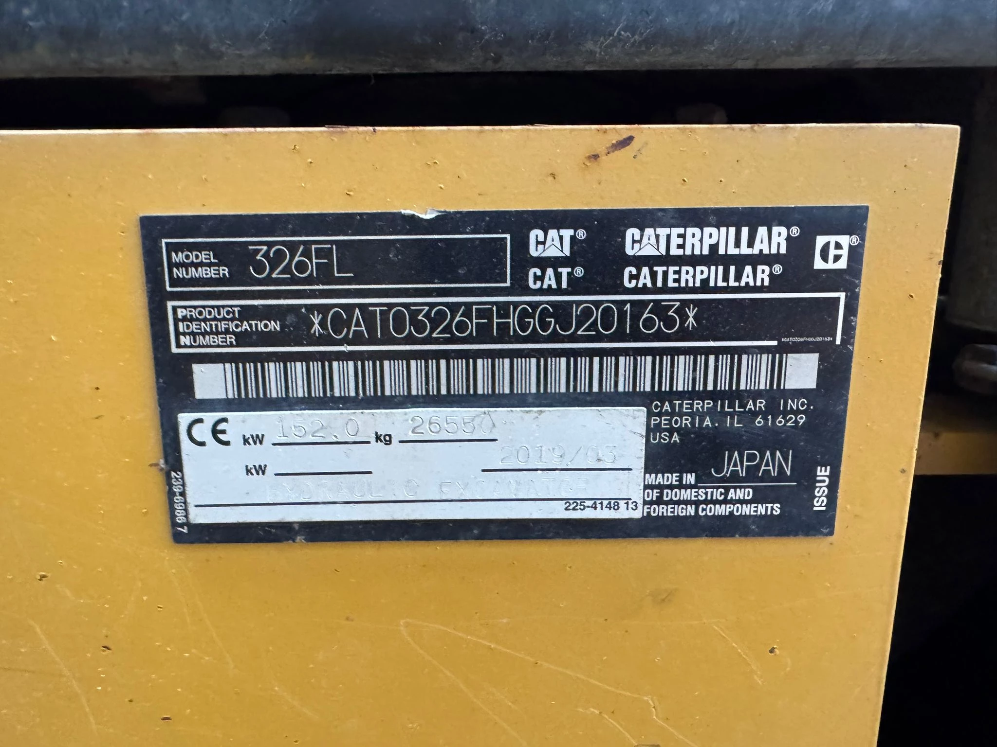 Caterpillar 326FL 2019 obrázek 37