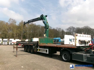 Massey Platform trailer + HMF 4720 K3 crane 2011 Bild 2 Miniaturansicht