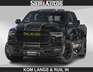 Dodge Ram Pick-Up 2024 - Limited Night H.O 540HP 706Nm | Massage + Full Option | De Meest Luxe en Volle in zijn Klasse | afbeelding 1 miniatuur