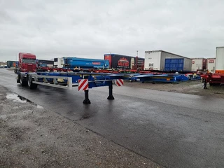 Van Hool A2C001 - container- CHASSIS-55 foot plus 2 X 20 FOOT -ADR- BPW DISC- 2 pieces financiering mogelijk. 2019 imagem 1 miniatura