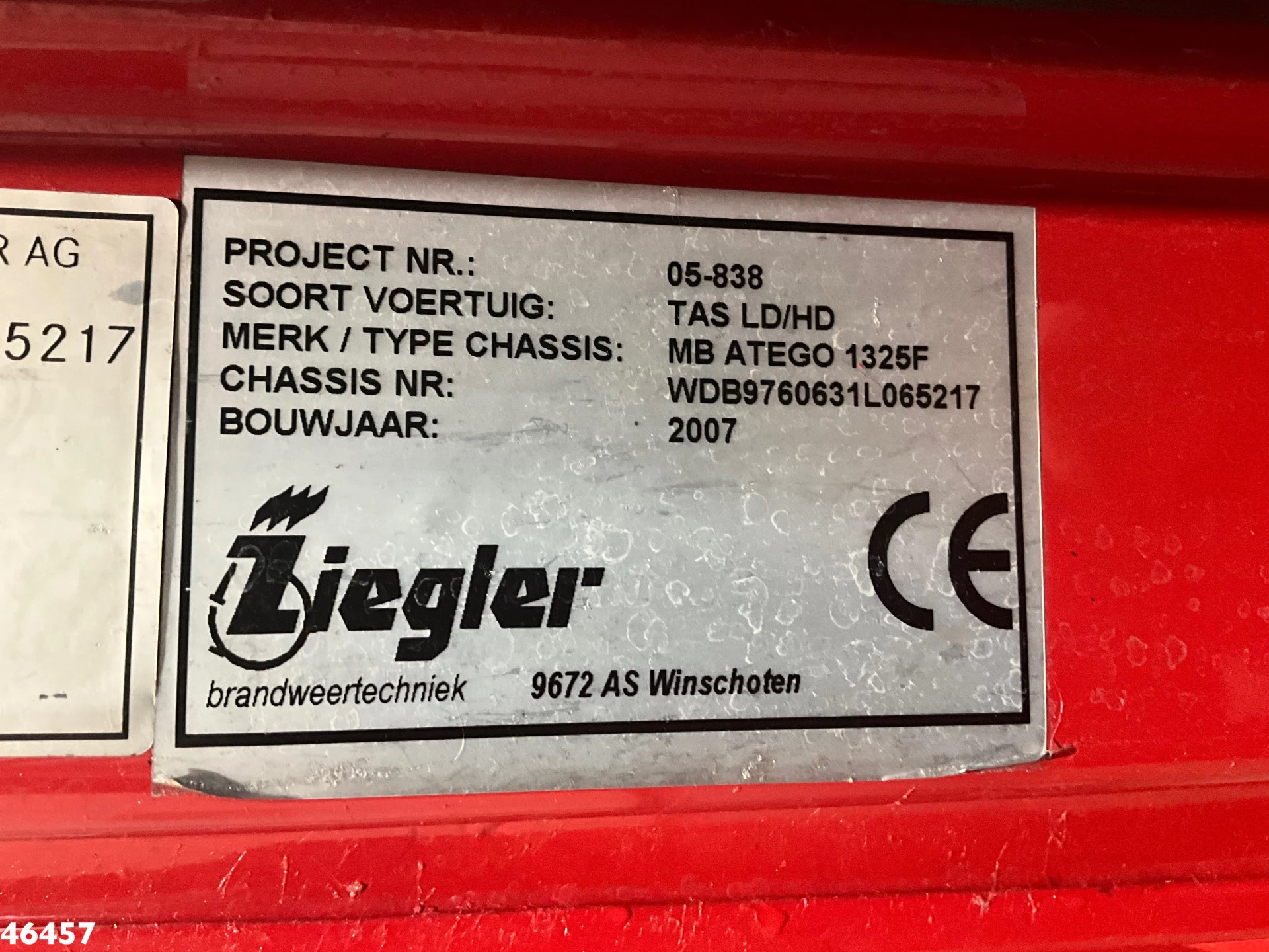 Mercedes-Benz Atego 2007 - 1425 ZIEGLER Brandweer / materiaalwagen Just 41.694 km! afbeelding 32