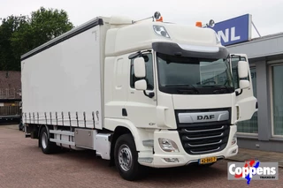DAF 2500 2021 - CF 410 Schuifzeil + Dhollandia klep kg te koop