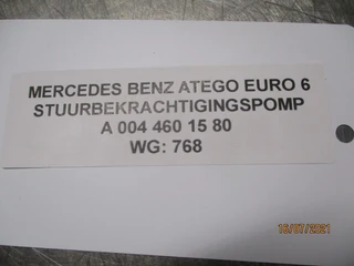 Mercedes-Benz - A 004 460 15 80 STUURBEKRACHTIGINGSPOMP EURO 6 NIEUW!!! imagem 3 miniatura