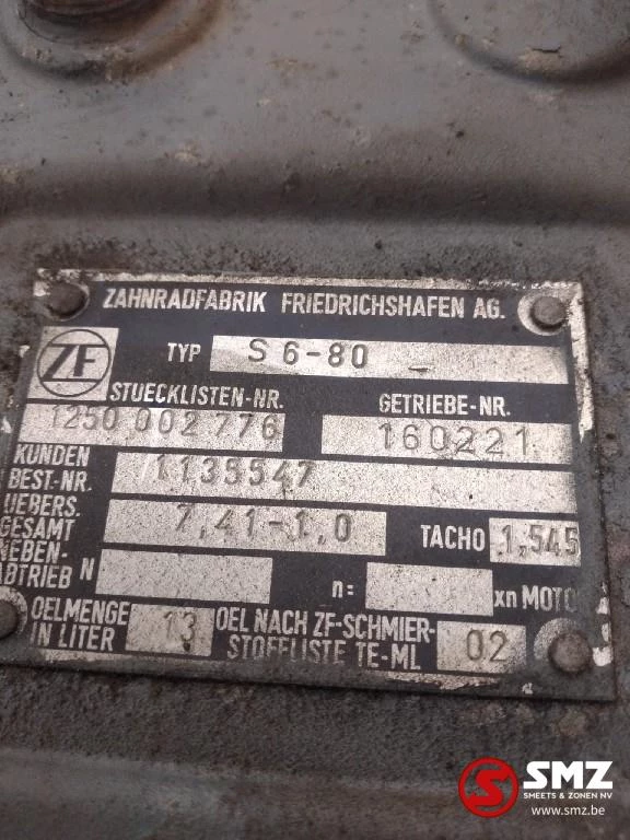 ZF - Occ versnellingsbak ZF S 6-80 obrázek 5