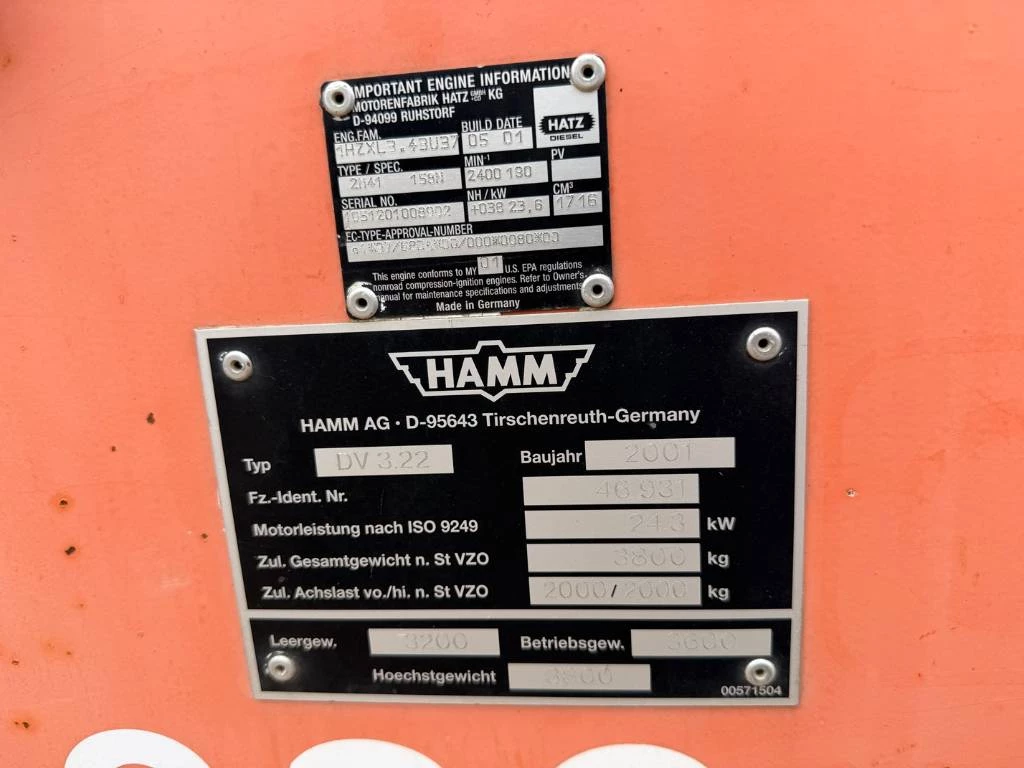 Hamm 2001 - DV 3.22 imagen 7