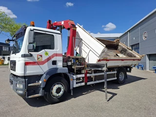 MAN TGM 2010 - 18.250 / HMF 1430 K2 REMOTED CRANE / ROTATOR / 3SIDE TIPPER / 369581 KM / TUV:29-10-2026 / AUTOMATIC / EURO-5 / 2010 immagine 2